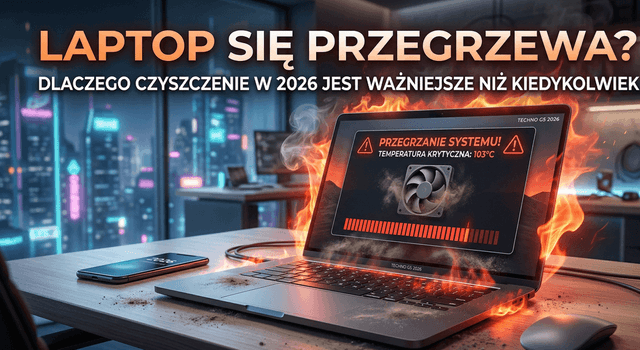 Laptop się przegrzewa? Dlaczego czyszczenie w 2026 jest ważniejsze niż kiedykolwiek